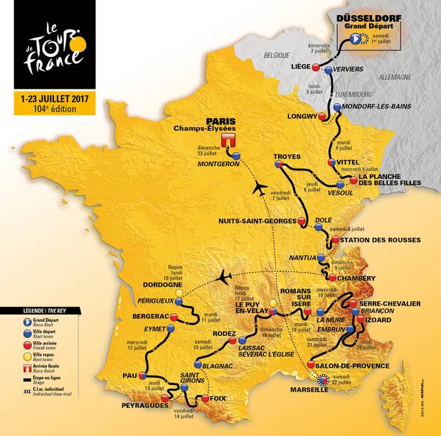 Profile des Leidens: So hart wird die Tour 2017