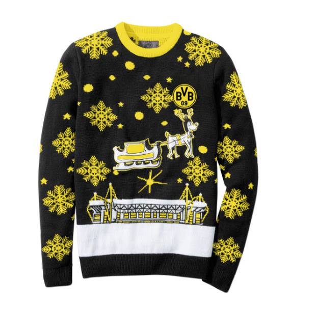 Die hässlichsten Weihnachts-Pullis der Bundesliga-Klubs