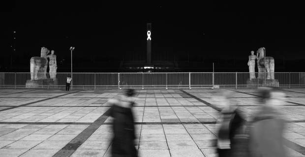 Lichtermeer: Berlin steht zusammen