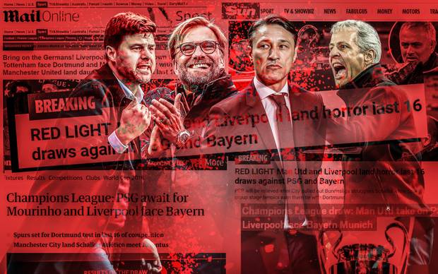 "Alarmstufe Rot": Englands Presse zittert vor deutschen Riesen