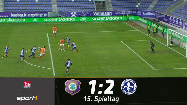 Lilien wieder vorn: Sieg für Darmstadt im Geisterspiel in Aue