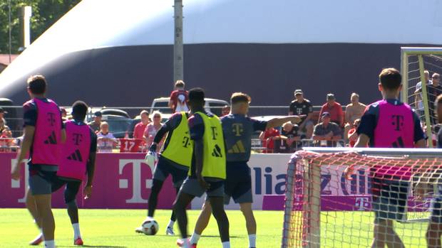 DFB-Profis zeigen vollen Einsatz im Bayern-Training