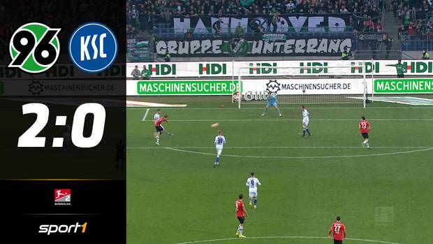 Hannover 96 bezwingt Karlsruher SC