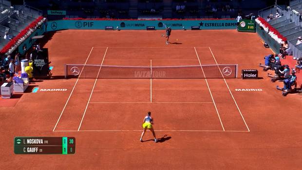 Vorjahresfinalistin Gauff scheitert in Madrid