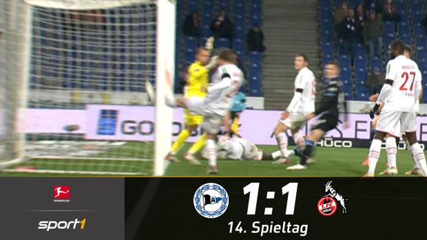 Arminia spielt remis gegen 1. FC Köln