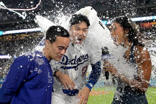 LA-Dodgers-Fans feiern Sieg der World Series