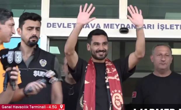 Was für ein Empfang für Gündogan!