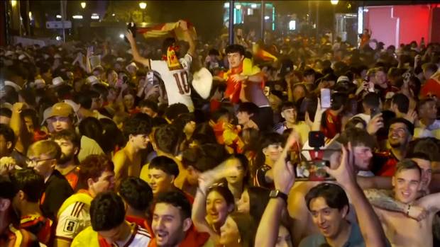 Ekstase pur! So ausgelassen feiert Spanien