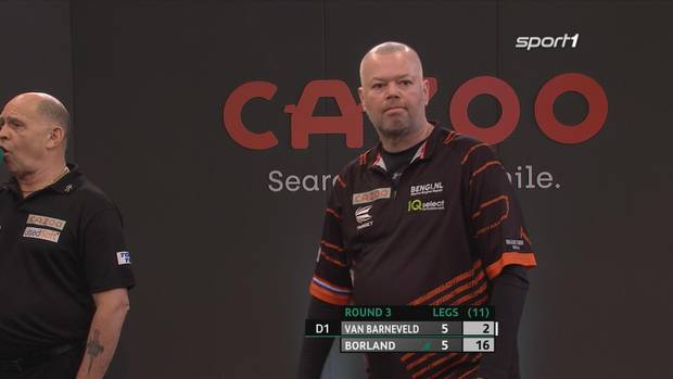 Darts UK Open: William Borland besiegt Raymond van Barneveld mit 6:5