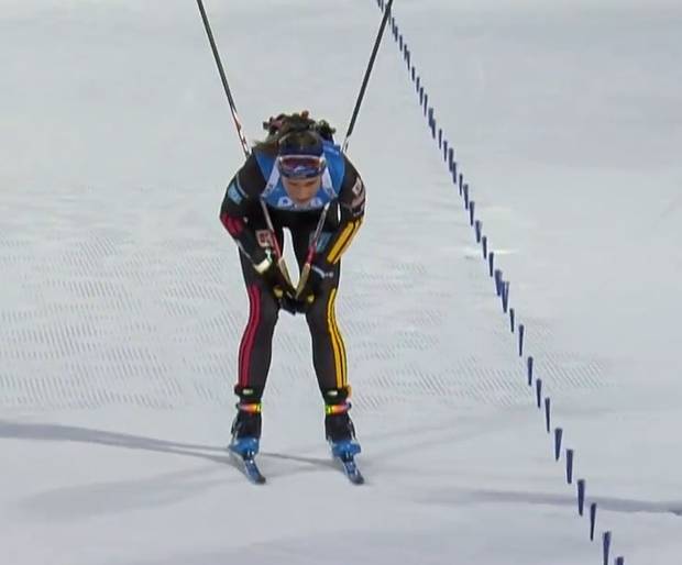 Kuriose Szene um Biathlon-Exot