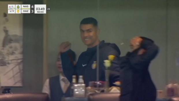 Gesperrter Ronaldo lässt sich feiern