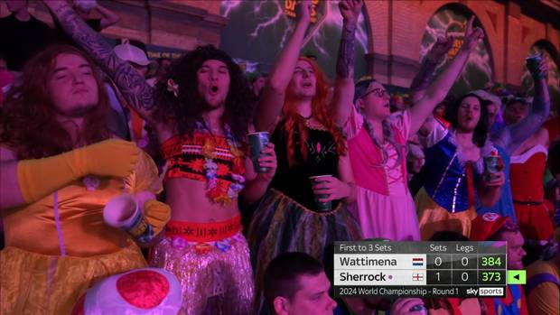Walk-on-Panne bei Darts-WM