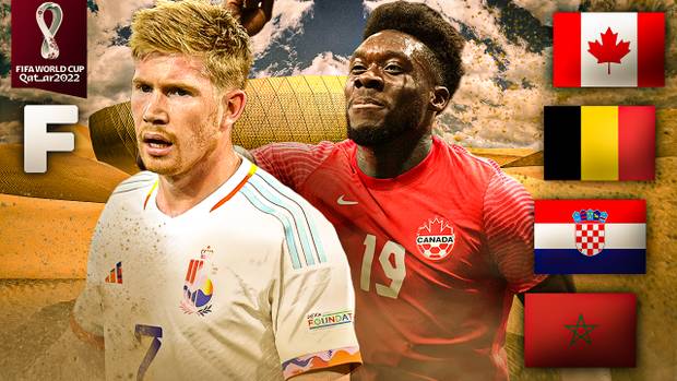 Analyse der WM-Gruppe F: Belgien, Kroatien, Kanada und Marokko