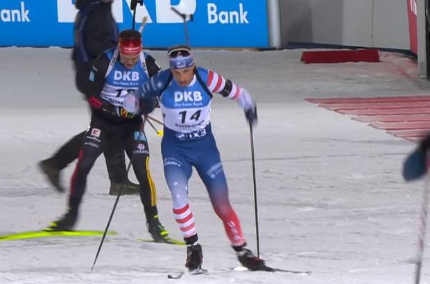 Deutscher Biathlet setzt Zeichen