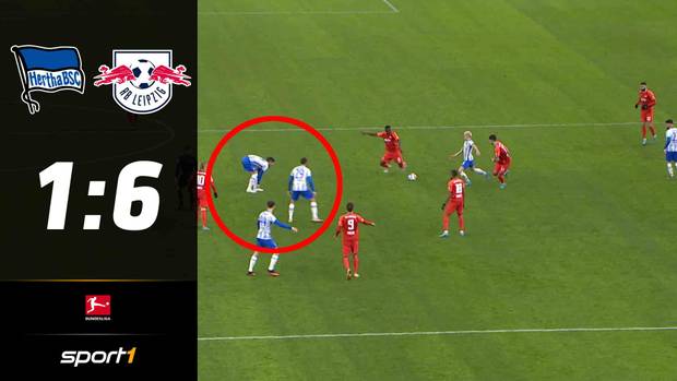 Hertha gerät gegen RB unter die Räder
