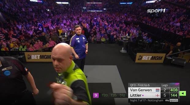 TV-Eklat um van Gerwen
