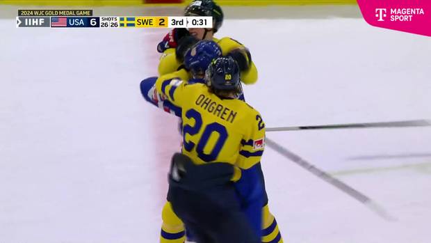 In den letzten 30 Sekunden! Schlägerei im Finale zwischen USA und Schweden