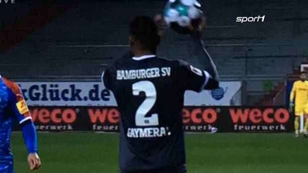 Trikot-Panne beim HSV gegen Kiel