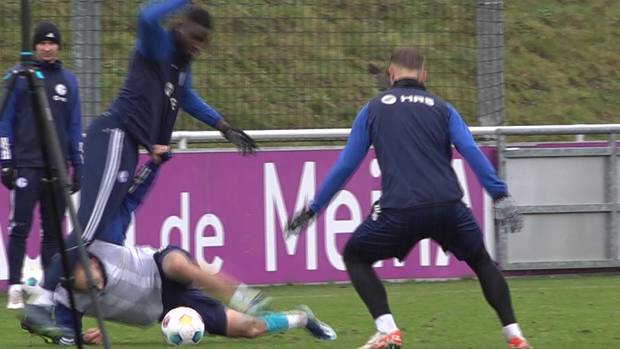 Zoff beim Schalke-Training