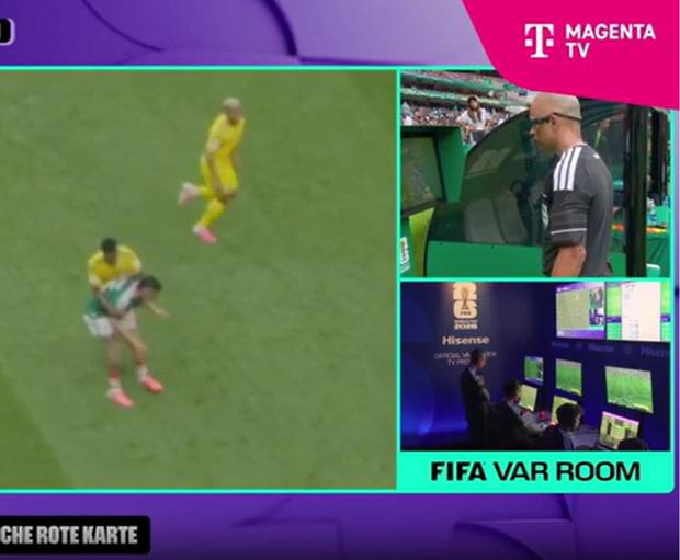 "Hauen darf er ihn nicht": Strittige Rote Karte im Eröffnungsspiel