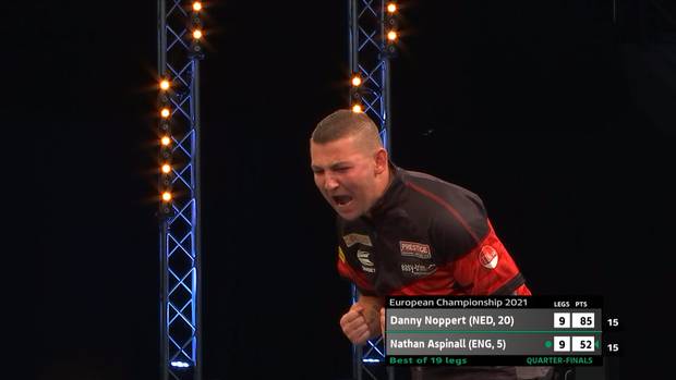 Darts European Championship 2021: Nathan Aspinall - Danny Noppert (10:9)