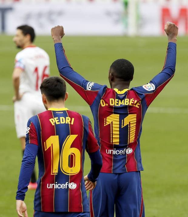 Barca-Sieg dank Dembélé und Messi
