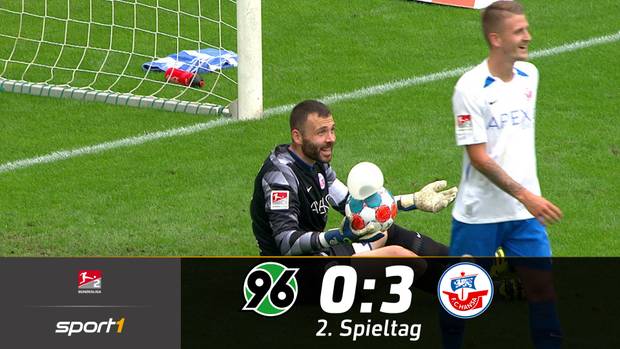 2. Liga: Kuriose Szene in Hannover