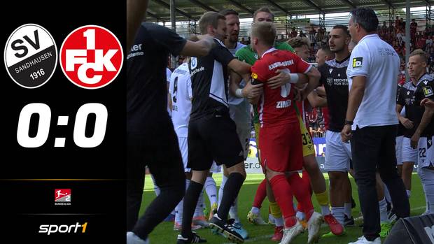 Kaiserslautern punktet in Sandhausen