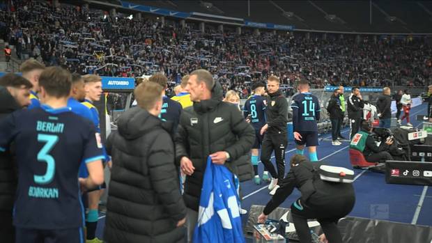 Hertha zittert nach Abstiegs-Wahnsinn
