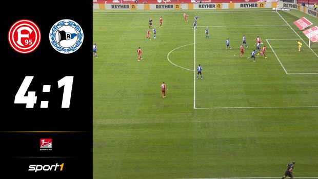 Fortuna spielt Arminia schwindelig