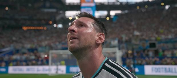 Nach dem Triumph ist Messi völlig aufgelöst