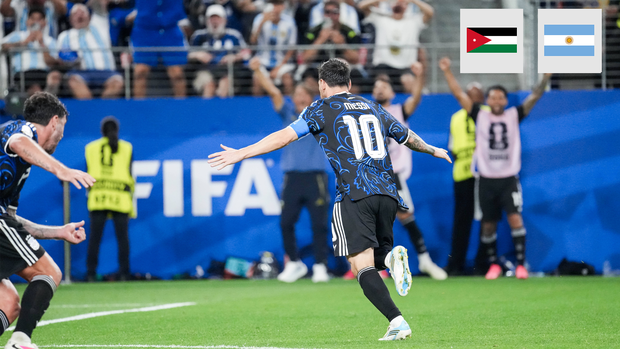 Messi-Freistoß lässt Argentinien jubeln