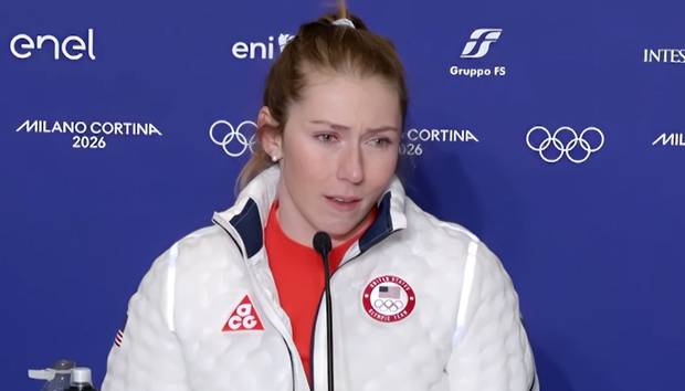 Shiffrin wird sehr emotional