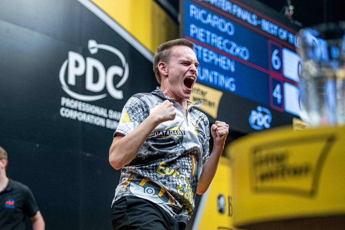 Darts Live - HYLO PDC Europe Super League: Achtelfinale, 3. Tag, Hildesheim