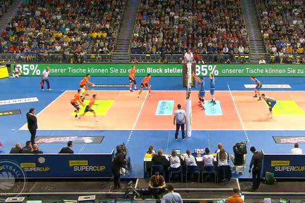 Volleyball Live - Super Cup: Allianz MTV Stuttgart - SSC Palmberg Schwerin, Frauen, Porsche-Arena Stuttgart