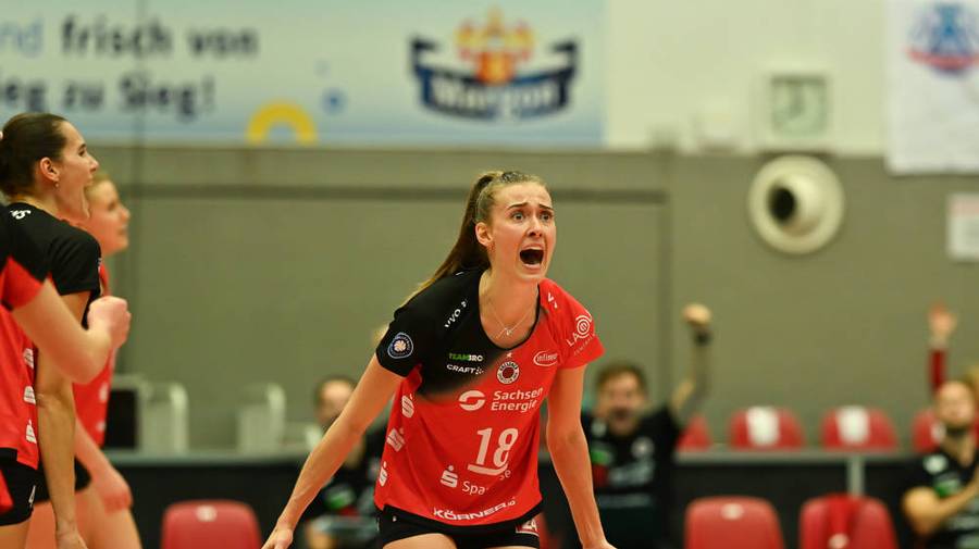 Volleyball Live - Bundesliga: Dresdner SC - SSC Palmberg Schwerin, 15. Spieltag, Frauen