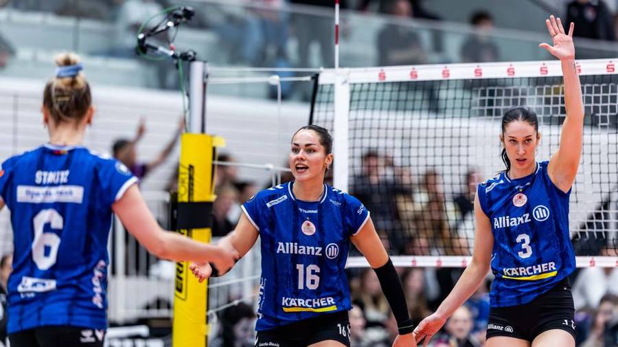 Volleyball Bundesliga LIVE: Allianz MTV Stuttgart - Dresdner SC, Playoffs, Halbfinal-Spiel 1