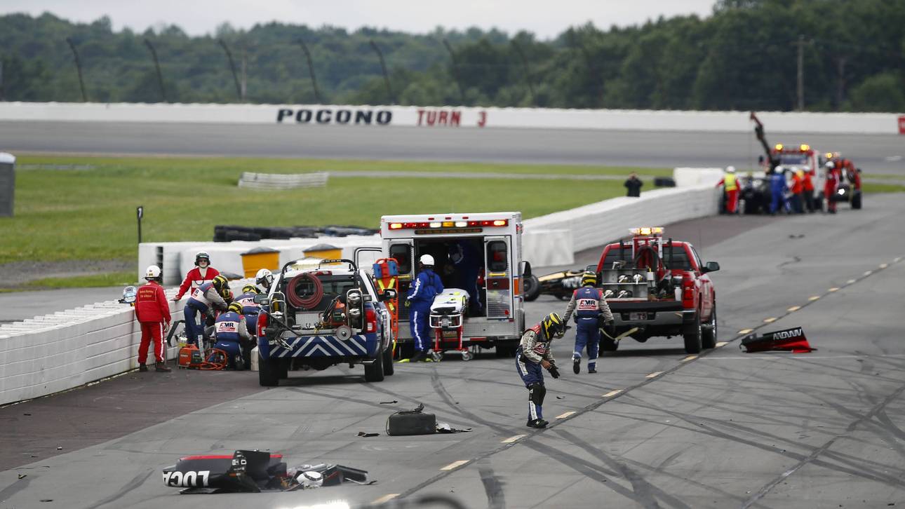 Wickens bei Crash schwer verletzt