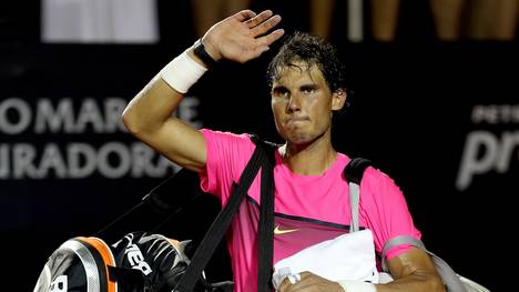 Rafael Nadal nach seinem Aus bei den Rio Open