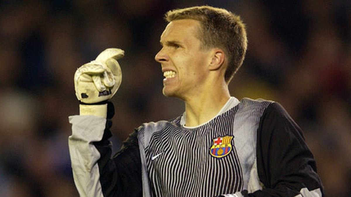 Unter dem späteren Bayern-Coach Louis van Gaal spielte Enke 2002 in der Primera Division für den FC Barcelona