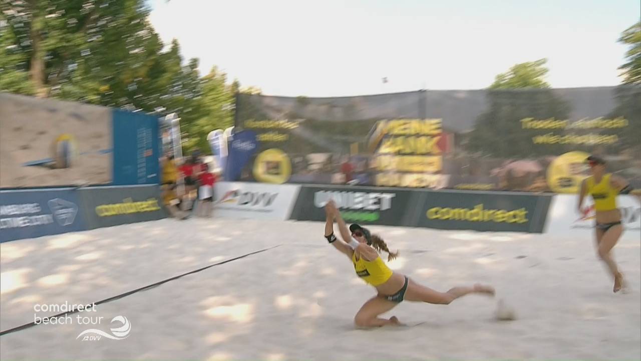 Beachvolleyball: Die Halbfinals der Comdirect Beach Tour aus Hamburg
