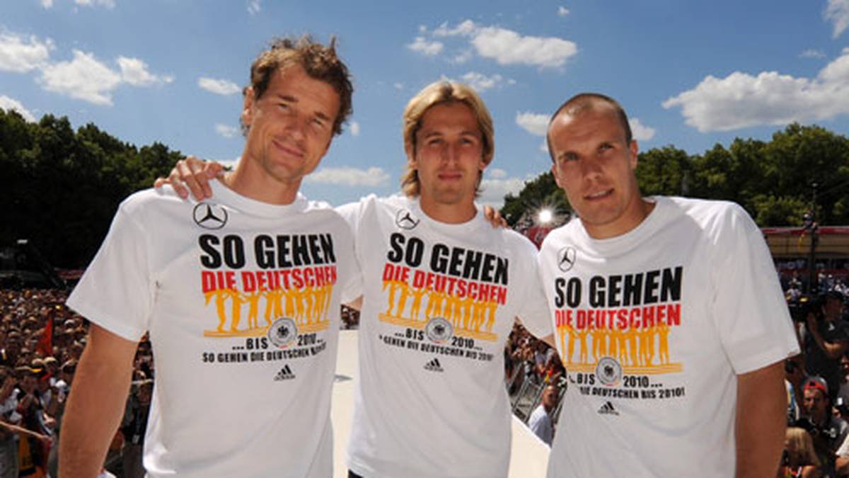 Die EURO 2008 in Österreich und in der Schweiz erlebte Enke als Nummer zwei hinter Jens Lehmann (l.)
