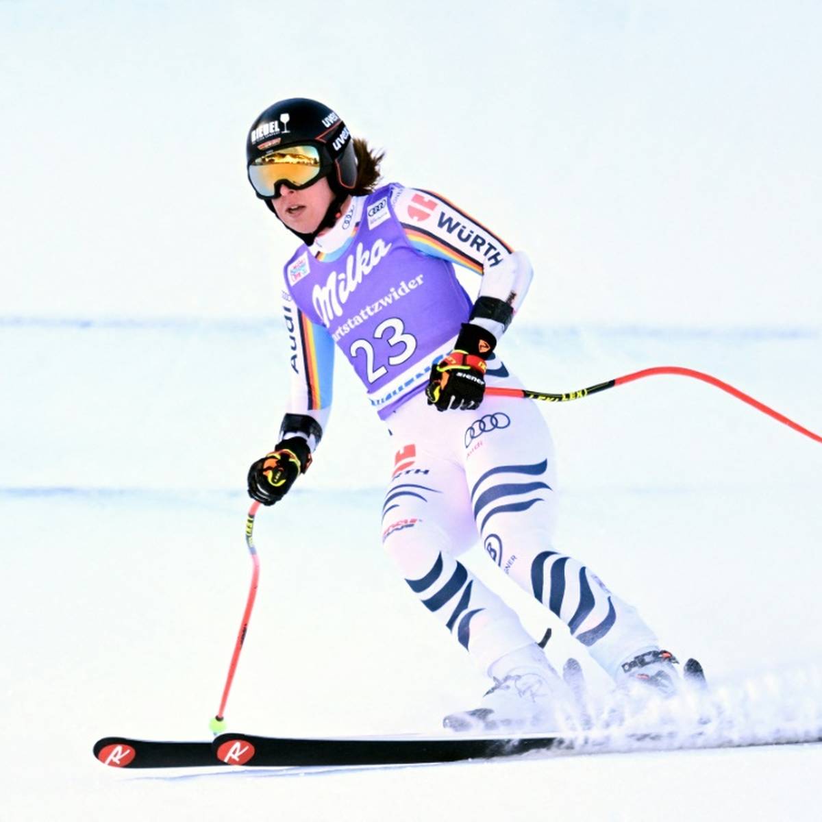 Skirennläuferin Kira Weidle hat auch in ihrer Nebendisziplin Super-G einen großen Schritt nach vorne gemacht.