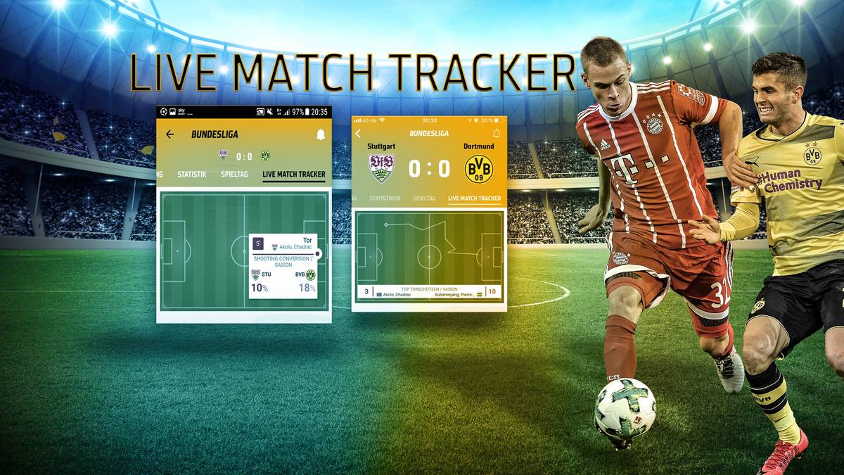 Bundesliga Neuer Live Match Tracker in der SPORT1 App