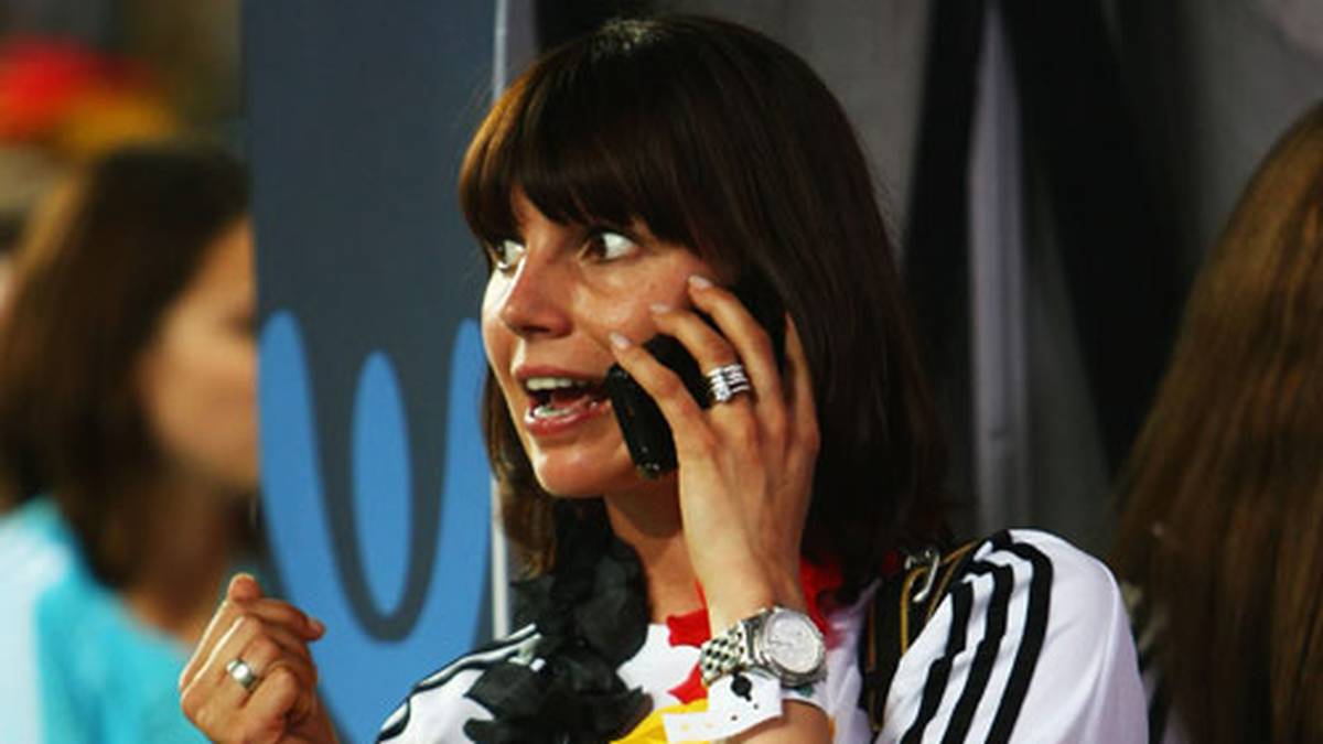 Seine Ehefrau Teresa stärkte ihm stets den Rücken, wie hier bei der WM 2006