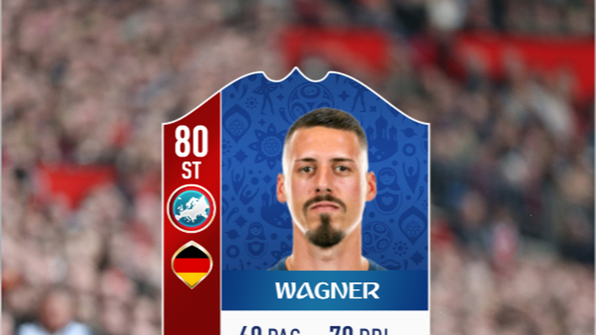 Sandro Wagner (FC Bayern München) - Gesamtstärke 80 (Nicht von Löw nominiert)