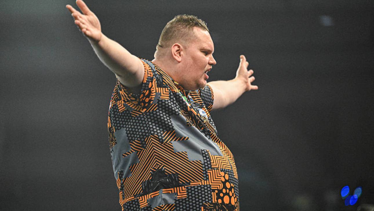 Wesley Plaisier sorgte bei der Darts-WM für eine Sensation