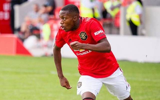 Manchester United Deji Sotona Schnellster Spieler Bei Den Red Devils