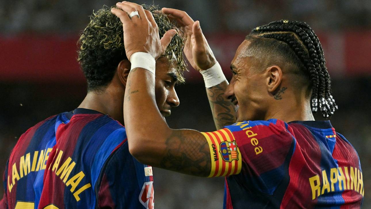 Nächster Dreierpack: Raphinha schießt Barca in Sevilla zum Sieg