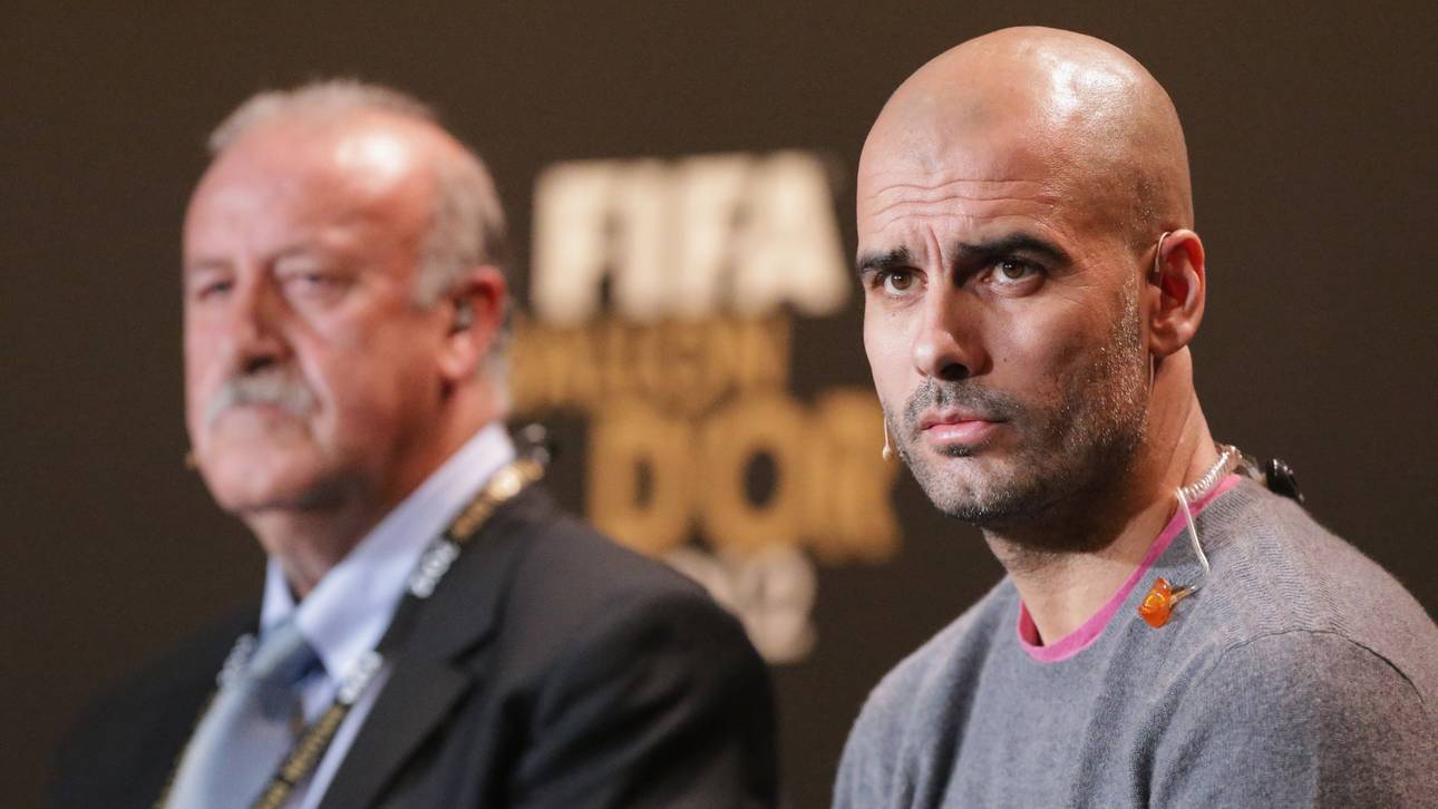 FCB-Coach Guardiola trifft del Bosque